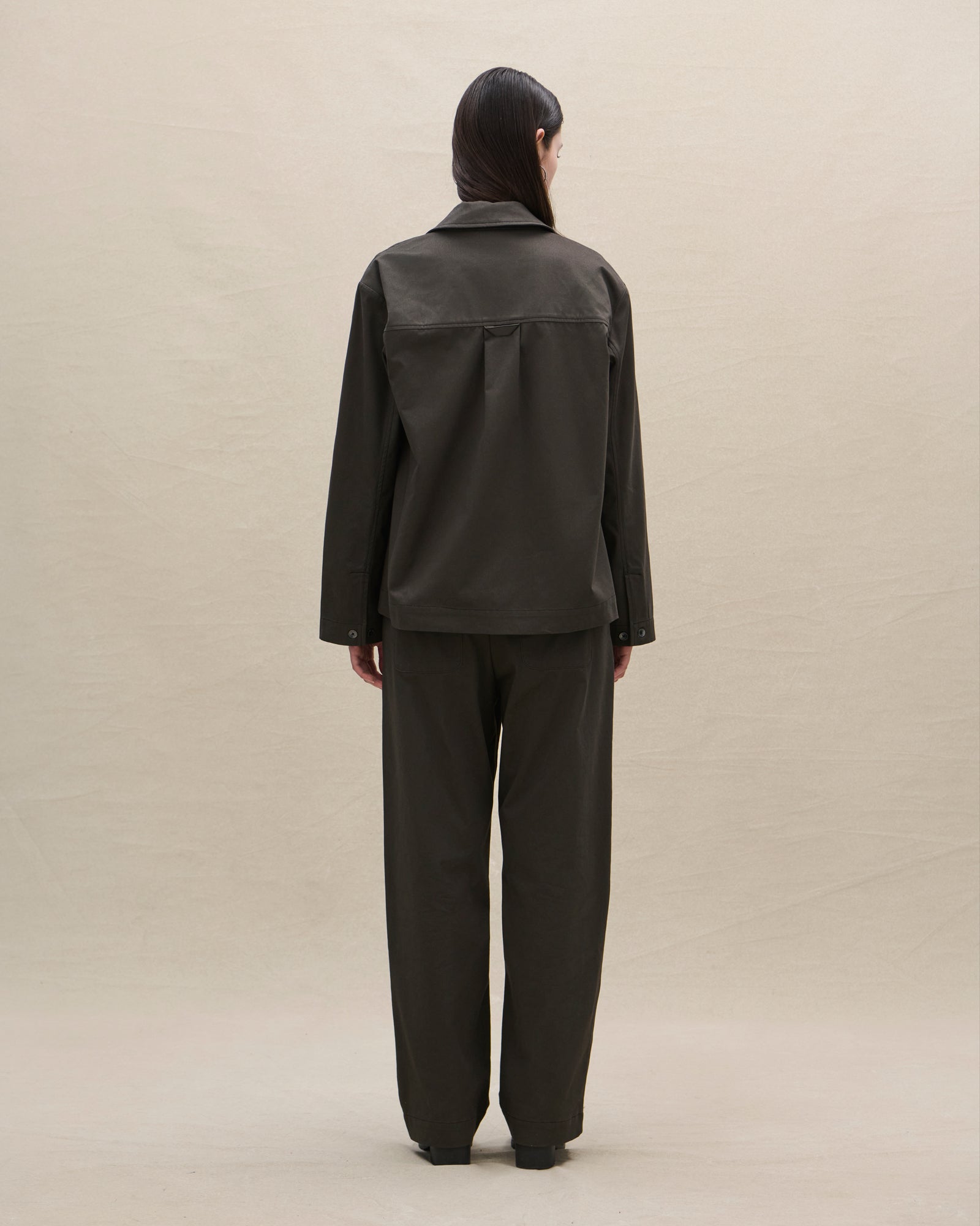TWILL OVERSHIRT (brown) - Avanetaa