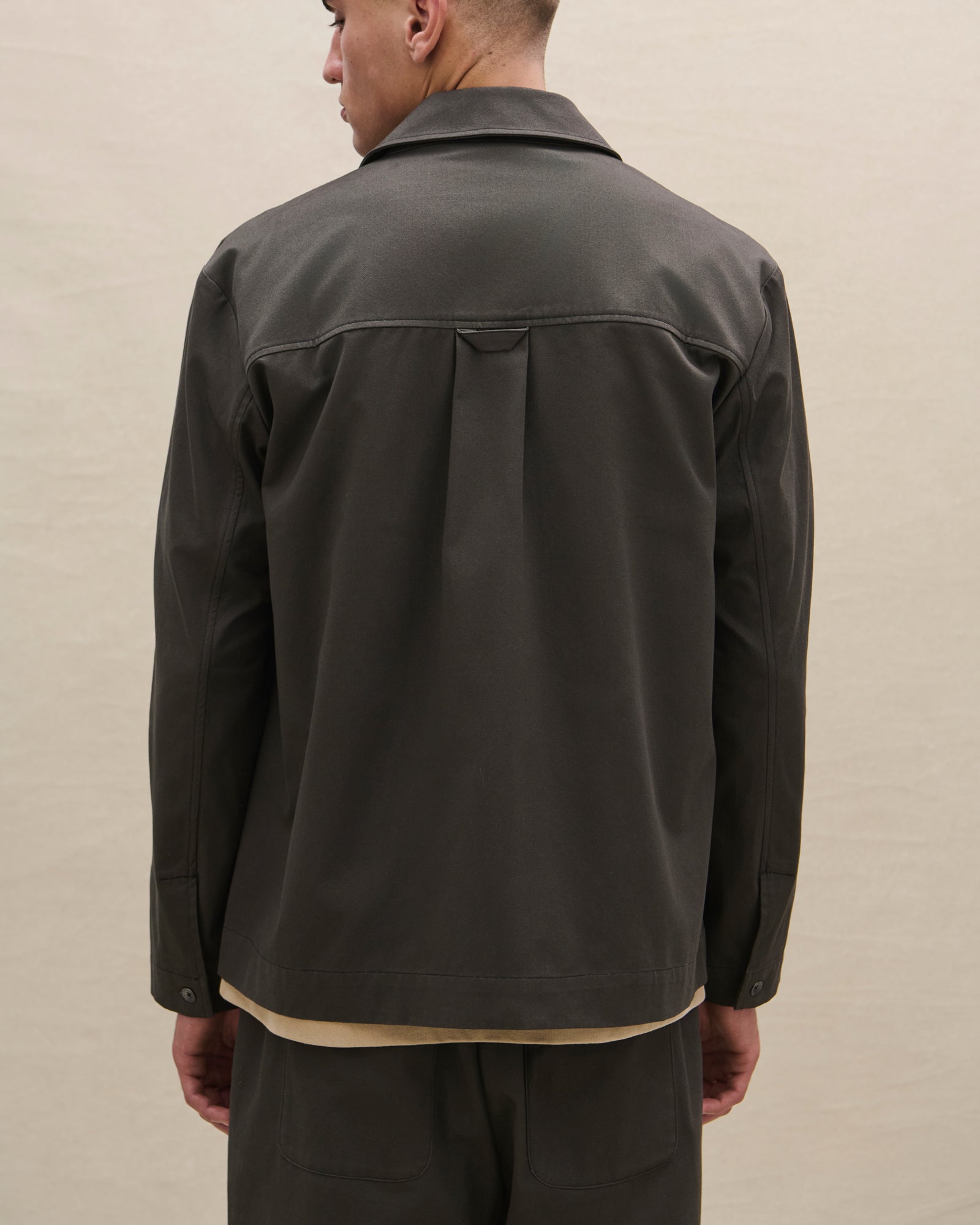 TWILL OVERSHIRT (brown) - Avanetaa