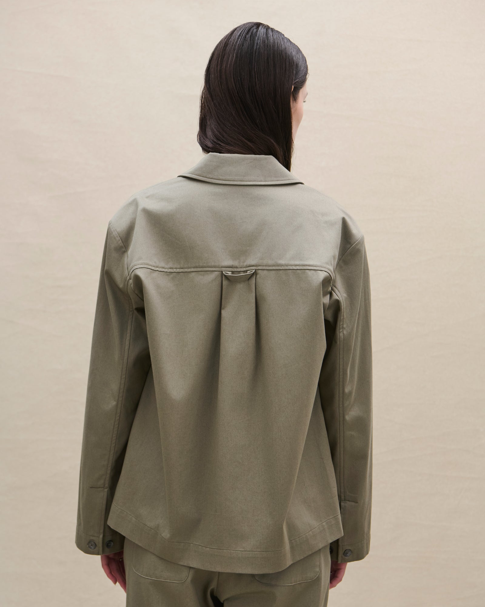 TWILL OVERSHIRT (green) - Avanetaa