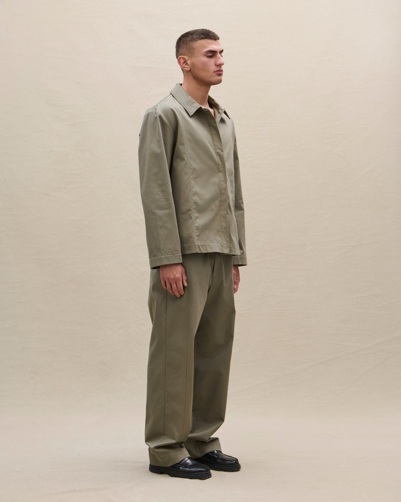 TWILL OVERSHIRT (green) - Avanetaa